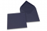 Sobres para tarjetas de felicitación de colores - Azul oscuro, 155 x 155 mm | Paisdelossobres.es