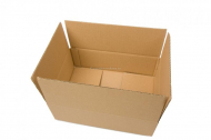Cajas de cartón rígido de canal simple marrones | Paisdelossobres.es
