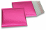 Sobres acolchados ECO metalizados - rosa 165 x 165 mm | Paisdelossobres.es