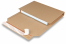 Embalaje para libros - cerrar el embalaje con la tira adhesiva - marron | Paisdelossobres.es