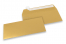 Sobres de papel de color - Dorado metalizado, 110 x 220 mm | Paisdelossobres.es