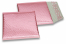 Sobres acolchados ECO metalizados - rosa dorado 165 x 165 mm | Paisdelossobres.es