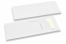 Bolsas para cubiertos blanco con incisión + blanco servilleta de papel | Paisdelossobres.es