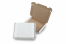 Cajas para envíos postales impresas - cubos de colores | Paisdelossobres.es
