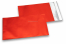 Sobres metalizados mate de colores - Rojo 114 x 162 mm | Paisdelossobres.es