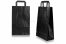 Bolsas de papel con asas planas - negro | Paisdelossobres.es
