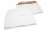 Sobres de cartón rígido para envíos blanco - 245 x 345 mm | Paisdelossobres.es