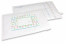 Sobres acolchados de papel de color blanco de Pascua - tonos pastel | Paisdelossobres.es