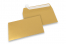 Sobres de papel de color - Dorado metalizado, 114 x 162 mm | Paisdelossobres.es