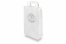 Bolsas de papel navideñas blanco - Muñeco de nieve verde | Paisdelossobres.es