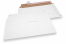 Sobres de cartón rígido para envíos blanco - 250 x 410 mm | Paisdelossobres.es