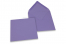 Sobres para tarjetas de felicitación de colores - Púrpura, 155 x 155 mm | Paisdelossobres.es