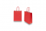 Bolsas de papel con asas redondas - rojo fuego, 180 x 80 x 220 mm, 90 gramos | Paisdelossobres.es