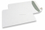 Sobres de papel blancos, 229 x 324 mm (C4), 120 gramos, cierre autoadhesivo, peso aprox. cada uno 16 g | Paisdelossobres.es