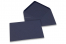 Sobres para tarjetas de felicitación de colores - Azul oscuro, 125 x 175 mm | Paisdelossobres.es