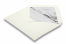 Sobres de color blanco marfil forrados - forro plata | Paisdelossobres.es