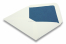 Sobres de color blanco marfil forrados - forro azul | Paisdelossobres.es