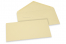 Sobres para tarjetas de felicitación de colores - Camel, 110 x 220 mm | Paisdelossobres.es