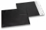 Sobres metalizados mate de colores - Negro  165 x 165 mm | Paisdelossobres.es