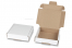 Cajas de envío plegables - blanco, 110 x 110 x 28 mm | Paisdelossobres.es