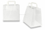 Bolsas de papel con asas planas - blanco 260 x 175 x 245 mm | Paisdelossobres.es