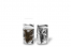 Bolsas metálicas transparentes stand-up - plata metalizado, 85 x 145 x 50 mm - 100 ml | Paisdelossobres.es