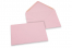 Sobres para tarjetas de felicitación de colores - Rosa claro, 125 x 175 mm | Paisdelossobres.es