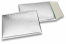 Sobres acolchados ECO metalizados - plata 180 x 250 mm | Paisdelossobres.es