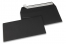 Sobres de papel de color - Negro, 110 x 220 mm | Paisdelossobres.es