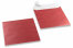 Sobres nacarados de color rojo - 170 x 170 mm | Paisdelossobres.es