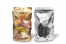 Bolsas metálicas transparentes stand-up - dorado metalizado, 160 x 270 x 80 mm - 750 ml | Paisdelossobres.es
