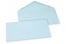 Sobres para tarjetas de felicitación de colores - Azul claro, 110 x 220 mm | Paisdelossobres.es
