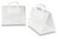 Bolsas de papel con asas planas - blanco 317 x 218 x 245 mm | Paisdelossobres.es