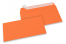 Sobres de papel de color - Naranja, 110 x 220 mm  | Paisdelossobres.es