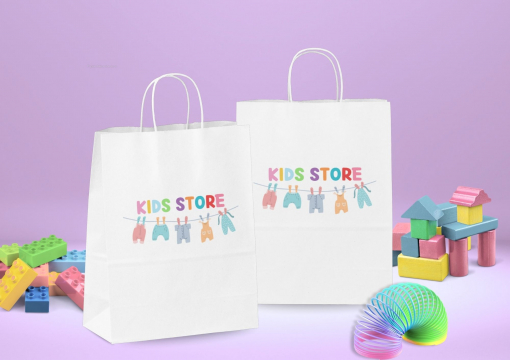 Bolsas de papel con asas redondas | Paisdelossobres.es