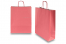 Bolsas de papel con asas redondas - rojo terciopelo, 320 x 120 x 410 mm, 100 gramos | Paisdelossobres.es