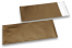 Sobres metalizados mate de colores - Bronce 110 x 220 mm  | Paisdelossobres.es
