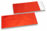 Sobres metalizados mate de colores - Rojo 110 x 220 mm | Paisdelossobres.es