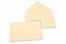 Sobres para tarjetas de felicitación de colores - Blanco marfil, 114 x 162 mm | Paisdelossobres.es