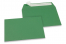 Sobres de papel de color - Verde oscuro, 114 x 162 mm | Paisdelossobres.es
