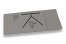 Servilletas Airlaid - gris con impresión (ejemplo) | Paisdelossobres.es