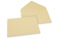 Sobres para tarjetas de felicitación de colores - Camel, 162 x 229 mm | Paisdelossobres.es