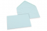 Sobres para tarjetas de felicitación de colores - Azul claro, 125 x 175 mm | Paisdelossobres.es