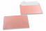 Sobres nacarados de color rosa claro - 114 x 162 mm | Paisdelossobres.es