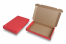 Cajas de envío plegables - rojo | Paisdelossobres.es