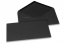 Sobres para tarjetas de felicitación de colores - Negro, 110 x 220 mm | Paisdelossobres.es