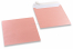 Sobres nacarados de color rosa claro - 170 x 170 mm | Paisdelossobres.es