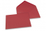 Sobres para tarjetas de felicitación de colores - Rojo vino, 162 x 229 mm | Paisdelossobres.es