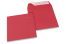 Sobres de papel de color - Rojo, 160 x 160 mm | Paisdelossobres.es