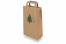 Bolsas de papel navideñas marrón - Arbol de Navidad verde | Paisdelossobres.es